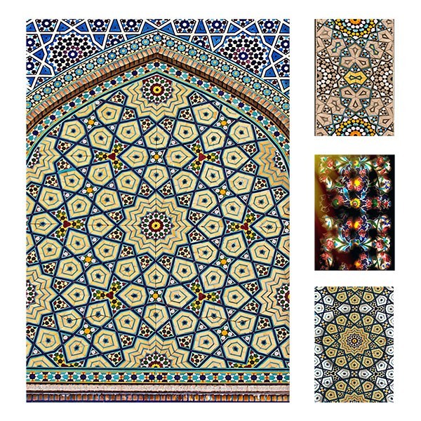 دفتر ۵۰ برگ فنر تک طرح نقش پرسام
