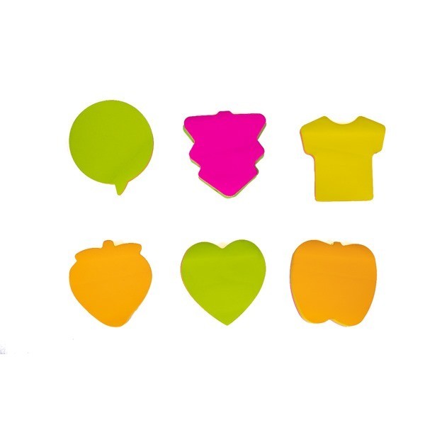 کاغذ پست ایت پشت چسب دار شکل دار