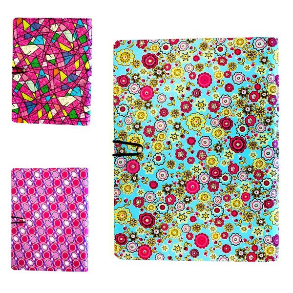 کلاسور ۱۰۰برگ ۲۶ حلقه قفل فلزی جلد چرمی...