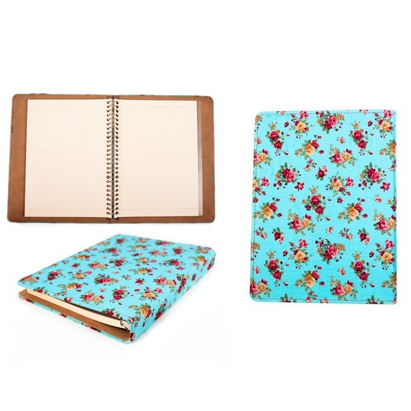 کلاسور ۱۰۰ برگ ۲۶ حلقه قفل فلزی پارچه...