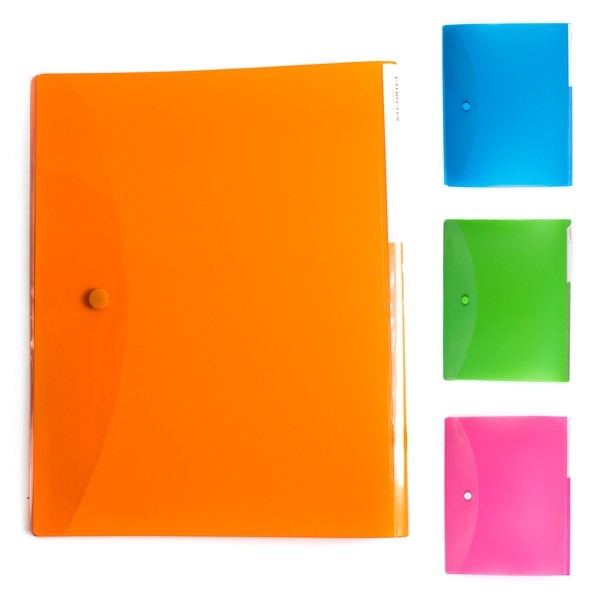 کلاسور ۲۶ حلقه قفل پلاستیکی رنگی جلد طلقی...