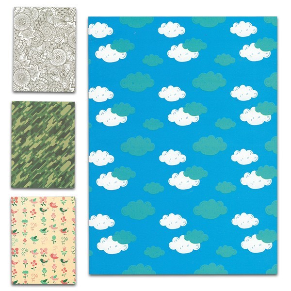 دفتر ۱۰۰ برگ ته چسب طرح کلاسیک روشنا