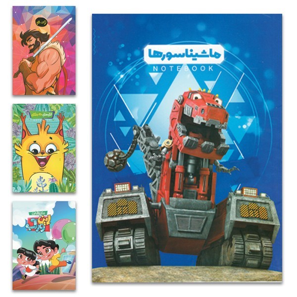 دفتر ۶۰ برگ تک خط ته چسب