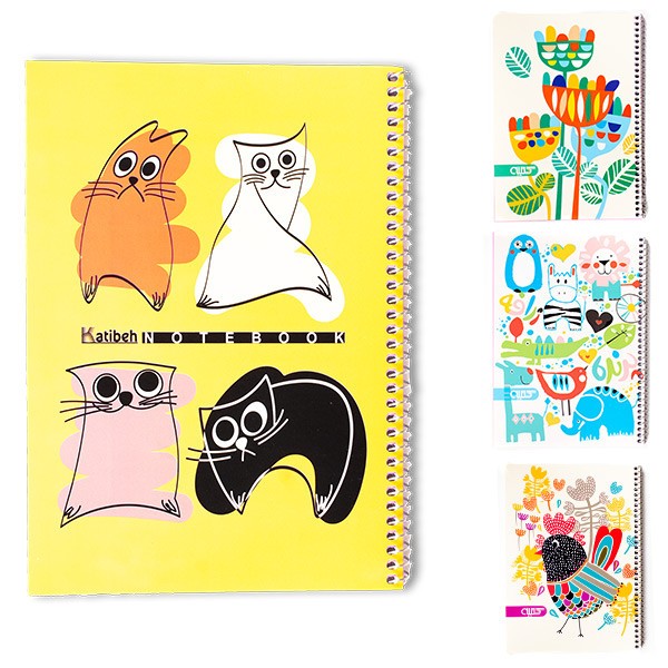 نقاشی ۵۰ برگ فنرتک جلد گلاسه