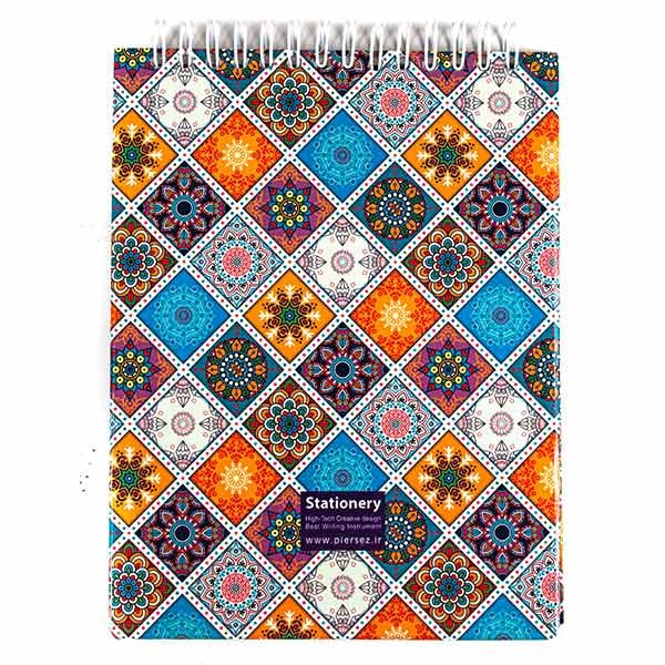 یادداشت ۸۰ برگ ۱٫۸ فنری جلد سخت مهندسی