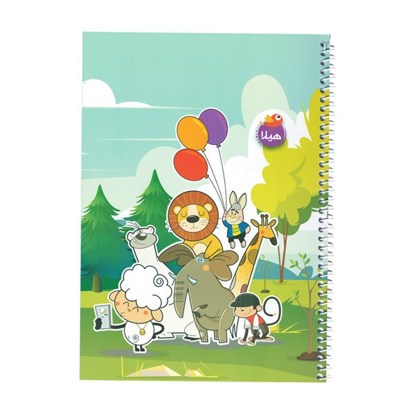 نقاشی ۸۰ برگ فنری جلد گلاسه