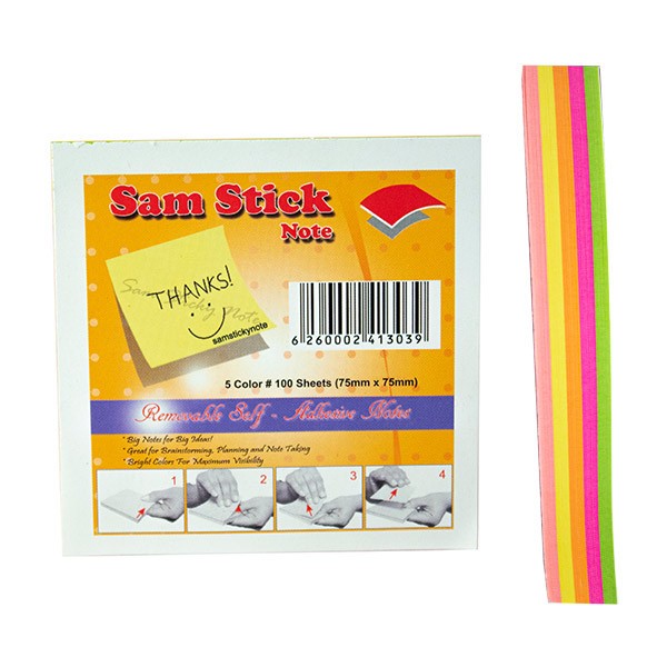 کاغذ پست ایت پشت چسب دار سایز ۷٫۵×۵...