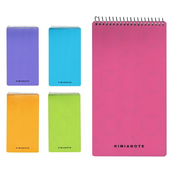 یادداشت ۸۰ برگ خبرنگاری فنری جلد طلقی