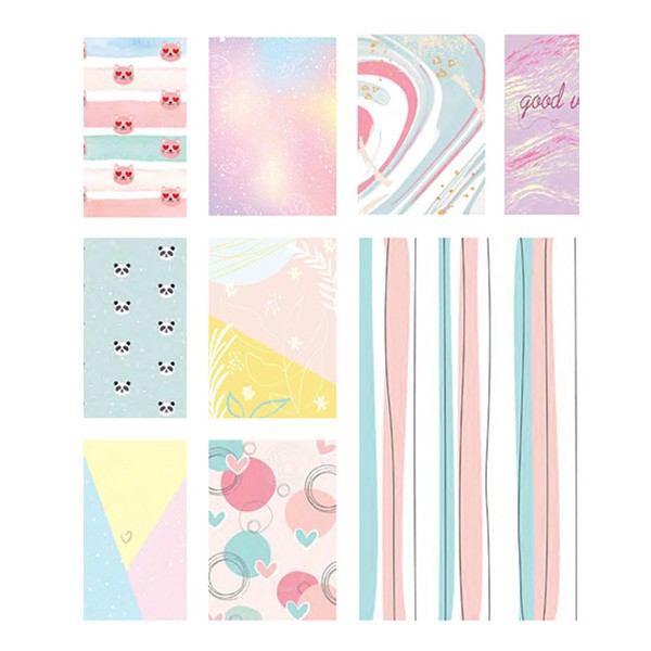 دفتر ۸۰ برگ فنری تک خط ایندربرد سری...