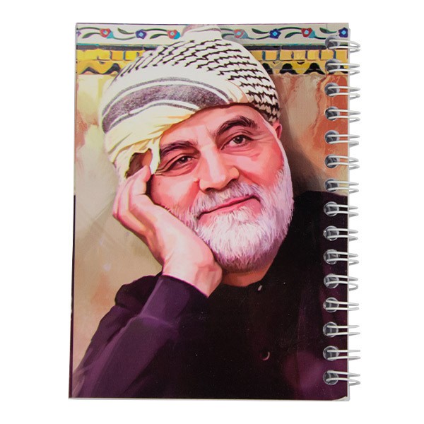 ۴۸ برگ فنر دوبل جلد گلاسه طرح شهدا