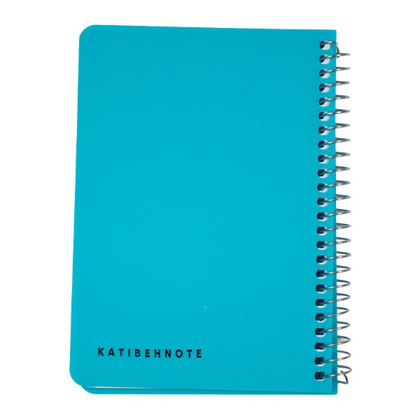 یادداشت ۸۰ برگ فنری جلد طلقی ۱۷×۱۲ بغل...