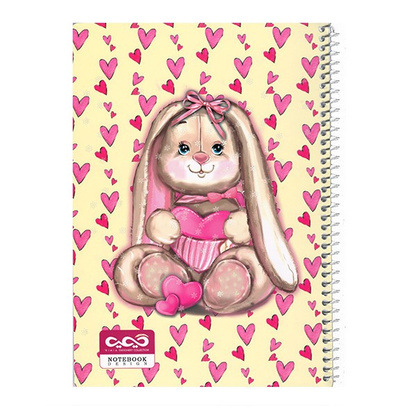 نقاشی ۵۰ برگ فنری جلد گلاسه