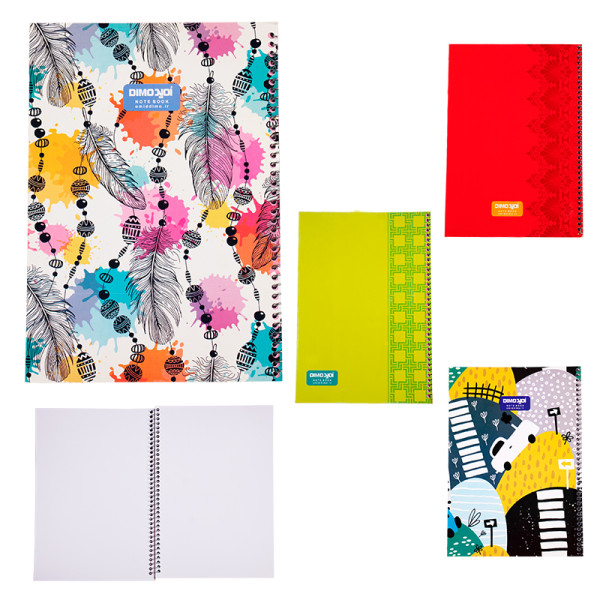 دفتر نقاشی ۶۰ برگ فنری طرح فانتزی امید...