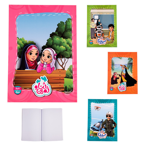 دفتر نقاشی ۴۸ برگ ته چسب قاصدک