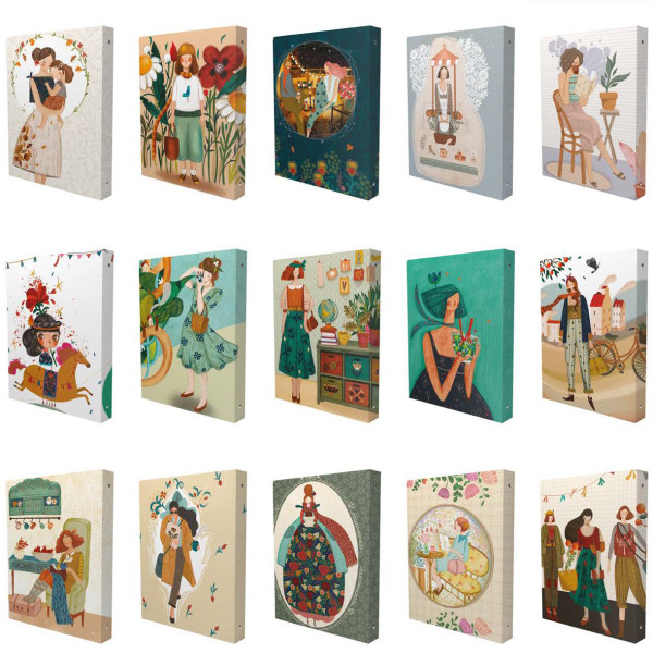 کلاسور ۶ حلقه قفل فلزی ۱٫۸ ۱۰۰ برگ...