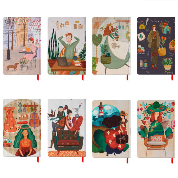 دفتر نقطه ای دوختی رقعی ۱۰۰ برگ جلد...