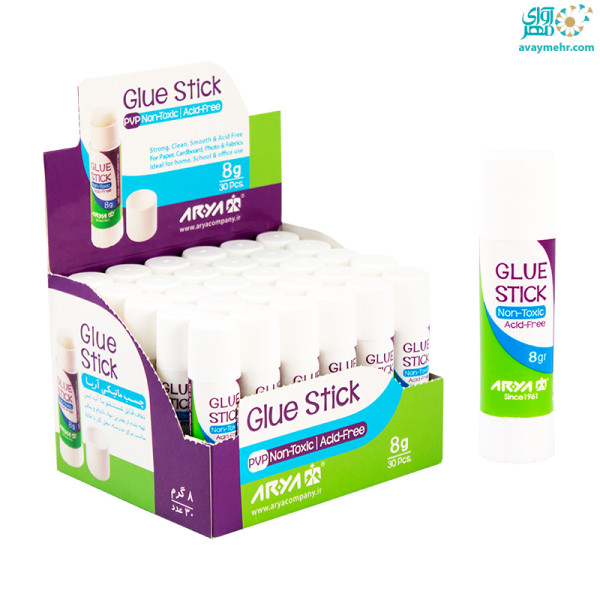 چسب ۳۰ عددی ماتیکی ۸ گرم مدل۸۰۲۰ آریا