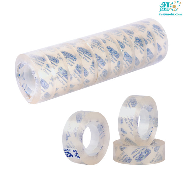 نوار چسب ۱۰ عددی سایز ۳۶ یارد کریستال...