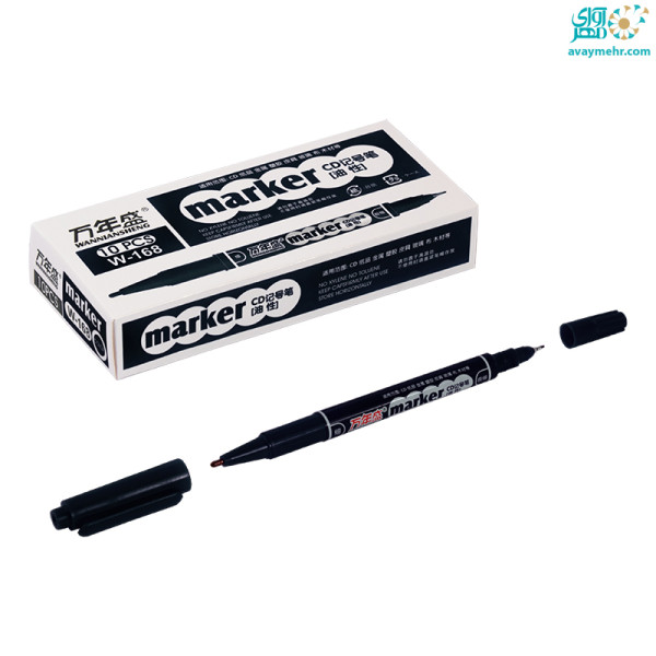 ماژیک دوسر cd نویسی مشکی