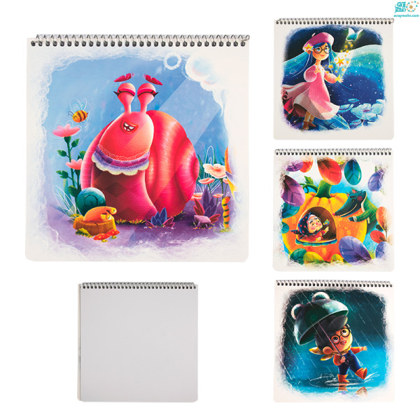 دفتر نقاشی ۳۰ برگ خشتی کتیبه