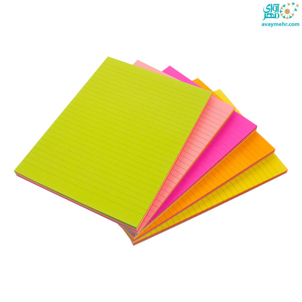 کاغذ پست ایت پشت چسب دار سایز ۷٫۵×۱۲٫۵...