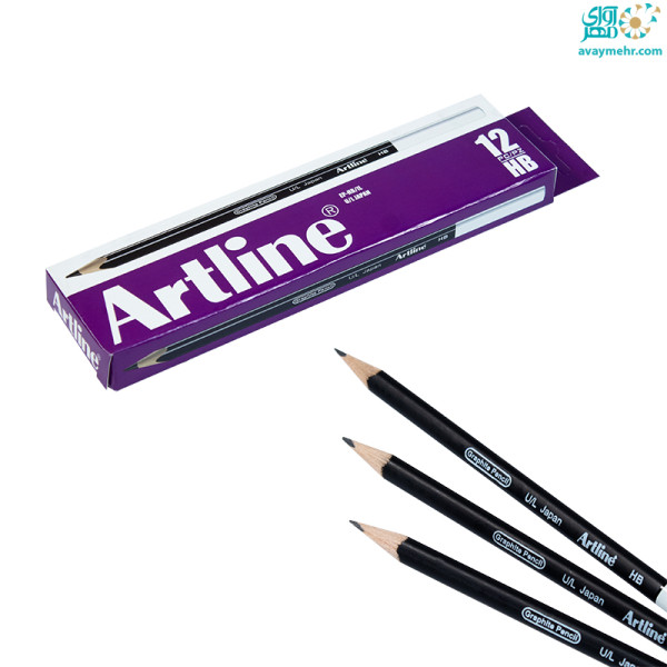 مداد مشکی ۳ گوش artline