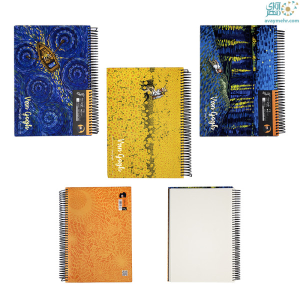 دفتر طراحی ۸۰ برگ فنر از بالا ونگوک...