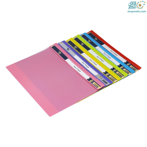 پوشه پلاستیکی یک رو شفاف پرگه