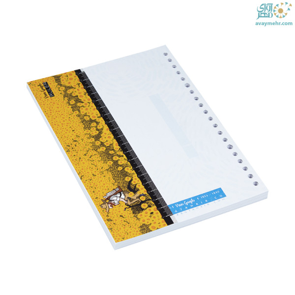 یدک کلاسور ۱۰۰ برگ وزیری ۲۰ حلقه ونگوک...