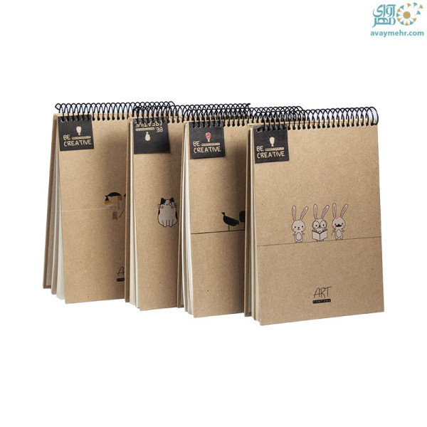 دفتر طراحی ۵۰ برگ A5 سری آرت برگ...