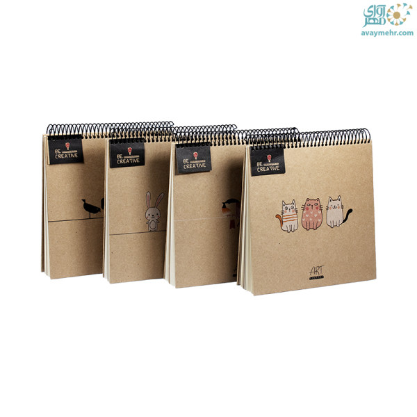 دفتر طراحی ۵۰ برگ ۲۰×۲۰ سری آرت برگ...