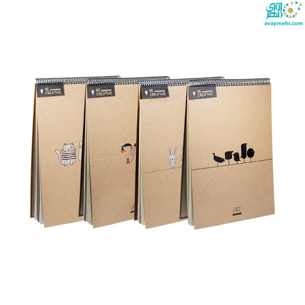 دفتر طراحی A3 جلد سخت سری آرت برگ...