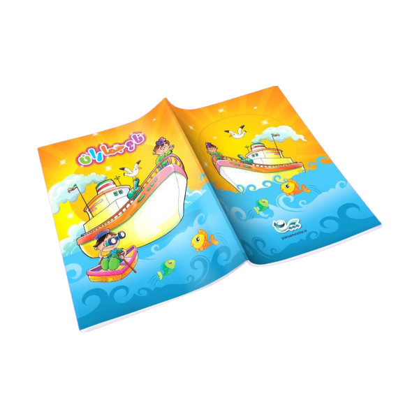 دفتر ۸۰ برگ تک خط ته چسب بچه...