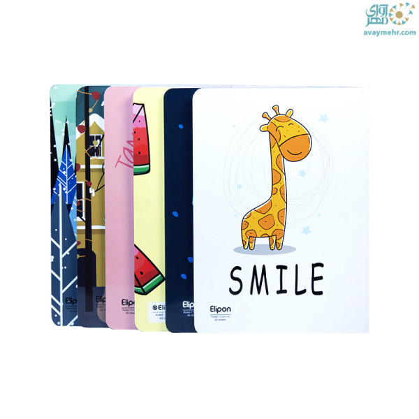 دفتر ۶۰ برگ ته چسب فانتزی الیپون