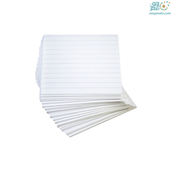 کاغذ یادداشت ۵۰۰ برگ خط‎دار چک نویس کتیبه