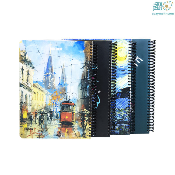 دفتر ۱۰۰ برگ رحلی سیمی فانتزی جلد سخت...