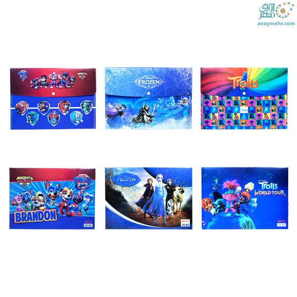 پوشه دکمه دار مقوایی ۱۰ عددی شمیز