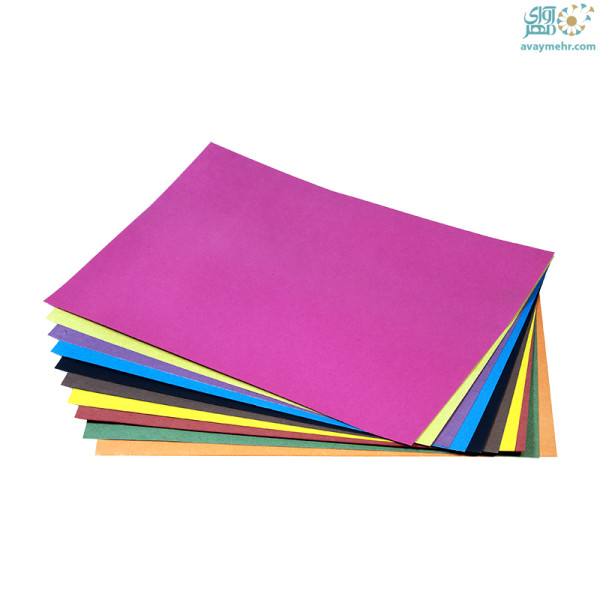 کاغذ رنگی A4 ماهان ۱۰ رنگ