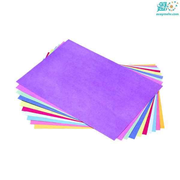 کاغذ رنگی ۱۰ برگ