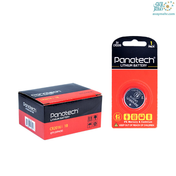 باتری سکه‎ای لیتیومی cr۲۰۱۶ پاناتک