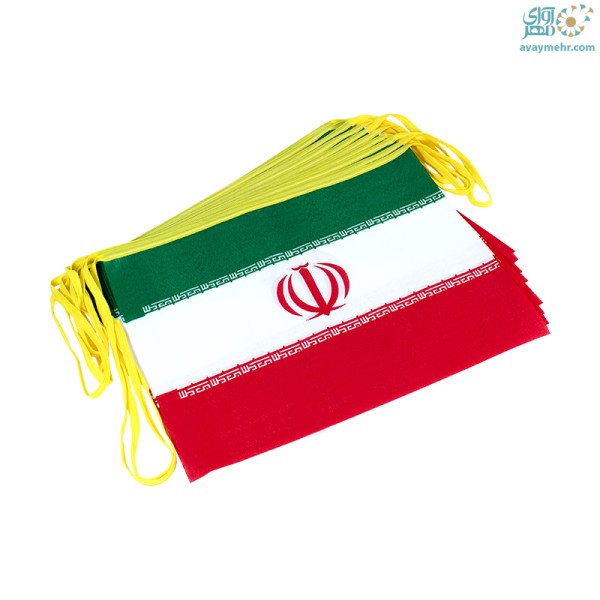 پرچم ایران مستطیلی ۳۰×۴۰ پارچه ای ۱۰ عددی...