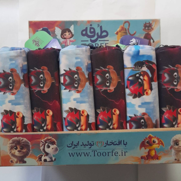 جامدادی۲۴ عددی طرح بچه زرنگ تک زیپ مکعبی...