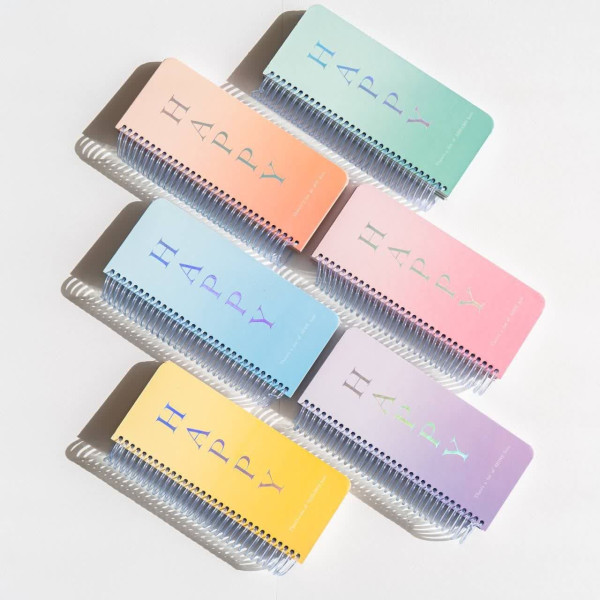 دفتر یادداشت ۱۲۰ برگ فنری A5 هپی اسپیرال...