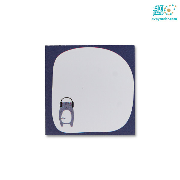 استیک نوت ۷×۷ کاغذ سفید کتیبه