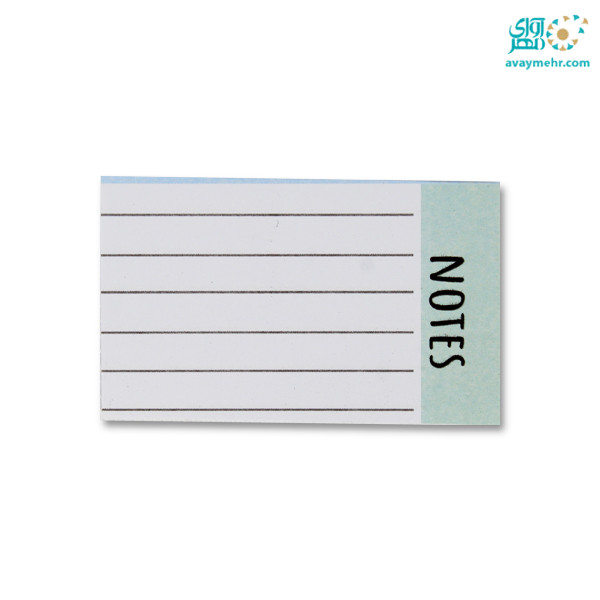 استیک نوت فانتزی ۵۰ برگ سفید ۴٫۵×۷ کتیبه