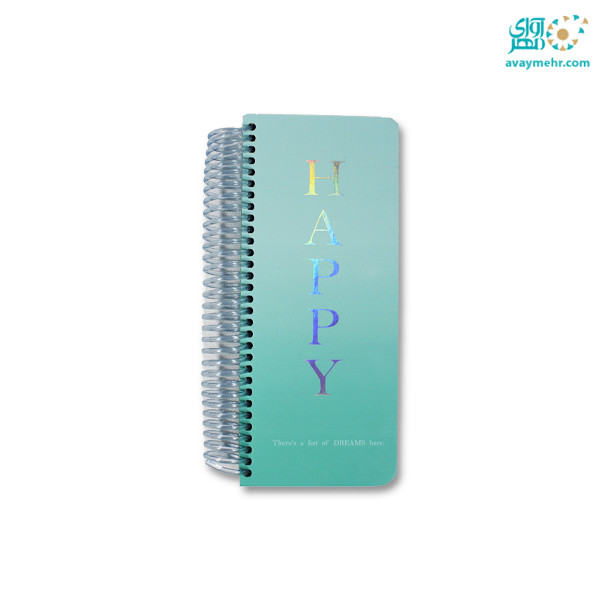 دفتر لیست انجام کار فنری ۱۲۰ برگ ۸×۲۰۰...