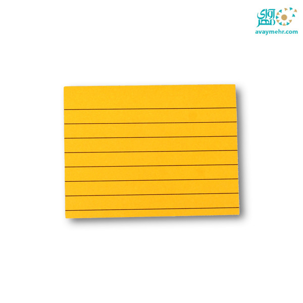 استیک نوت رنگی خط دار۱۰۰ برگ ۱۰۰×۷۵