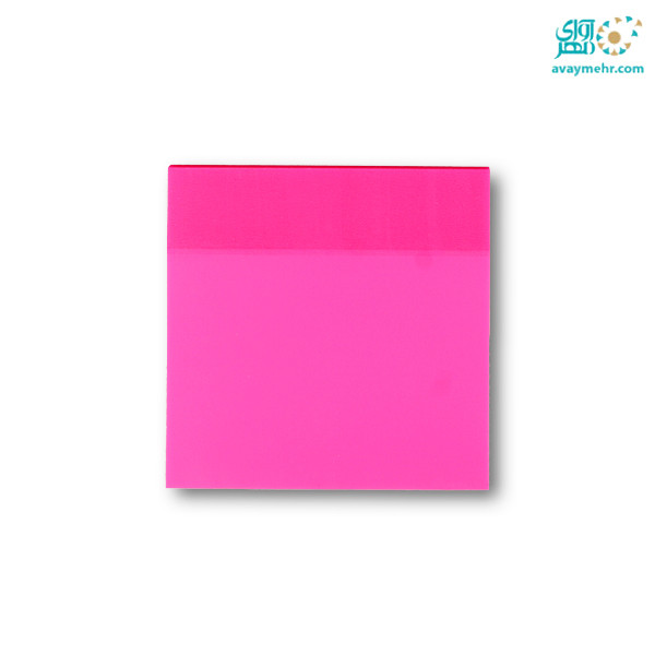 استیک نوت رنگی شفاف۵۰ برگ ۷۵×۷۵