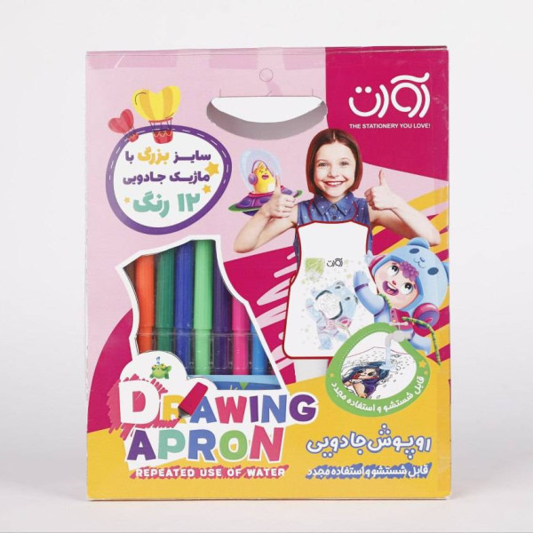 کاور مهد کودک بزرگ همراه با ماژیک ۱۲...