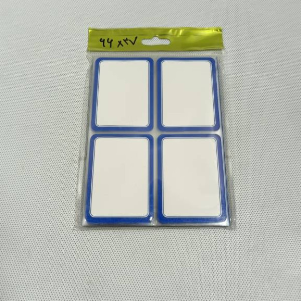 برچسب ۴ عددی دور آبی ۴۷×۶۶ میلی متر